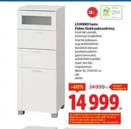 Lidl LIVARNO HOME Fiókos fürdőszobaszekrény ajánlat