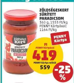 PENNY Zöldségeskert Sűrített Paradicsom ajánlat