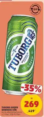 PENNY Tuborg Green dobozos sör ajánlat