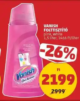 PENNY Vanish Folttisztító ajánlat