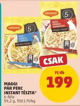 PENNY Maggi Pár perc instant tészta ajánlat