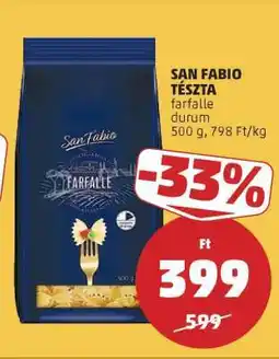 PENNY San Fabio Tészta ajánlat