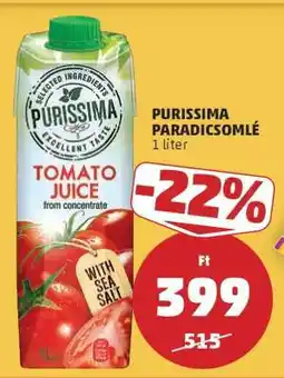 PENNY PURISSIMA PARADICSOMLÉ ajánlat