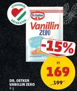 PENNY Dr. Oetker Vanillin Zero ajánlat