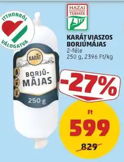 PENNY KARÁT Viaszos Borjúmájas ajánlat