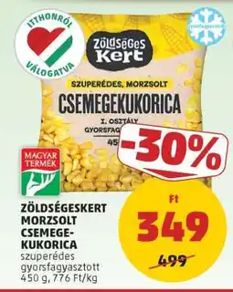 PENNY Zöldségeskert Morzsolt Csemegekukorica ajánlat