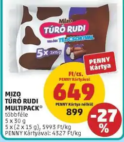 PENNY Mizo Túró Rudi Multipack ajánlat