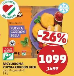 PENNY Fagylakoma Pulyka Cordon Bleu ajánlat