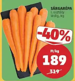 PENNY Sárgarépa ajánlat