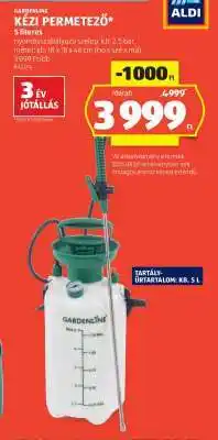 ALDI GARDENLINE Kézi permetező ajánlat