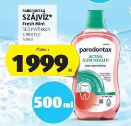 ALDI Parodontax Szájvíz Fresh Mint ajánlat