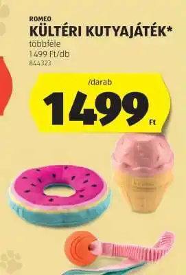 ALDI ROMEO KÜLTÉRI KUTYAJÁTÉK ajánlat