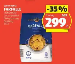 ALDI Cucina Nobile Farfalle ajánlat