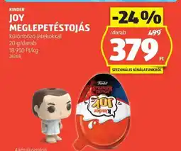 ALDI Kinder Joy Meglepetéstojás ajánlat