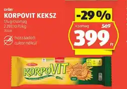 ALDI GYŐRI Korpovit keksz ajánlat