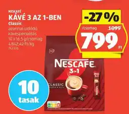 ALDI NESCAFÉ KÁVÉ 3 AZ 1-BEN ajánlat