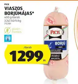 ALDI Pick viaszos borjúmájas ajánlat