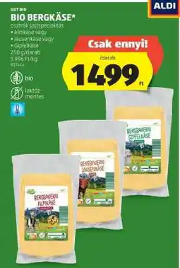 ALDI BIO BERGKÄSE ajánlat