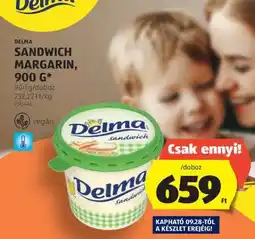 ALDI DELMA SANDWICH MARGARIN, 900 G ajánlat