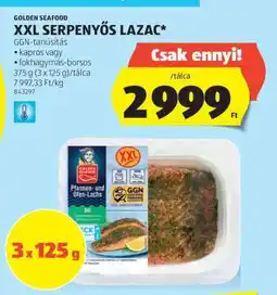 ALDI GOLDEN SEAFOOD XXL SERPENYŐS LAZAC ajánlat