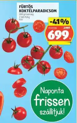 ALDI Fürtös koktélparadicsom ajánlat