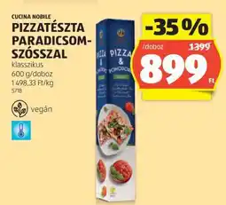 ALDI CUCINA NOBILE PIZZATÉSZTA PARADICSOMSZÓSSZAL ajánlat