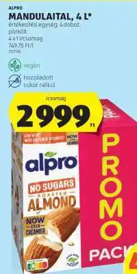 ALDI ALPRO MANDULALITAL, 4 L ajánlat