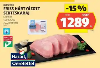 ALDI FRISS HÁRTYÁZOTT SERTÉSKARAJ ajánlat