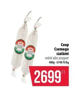 Coop Coop csemege szalámi ajánlat