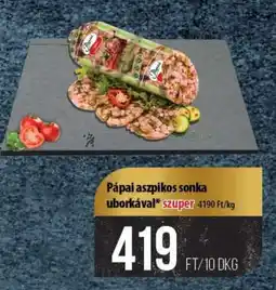 Coop Pápai aszpikos sonka uborkával ajánlat