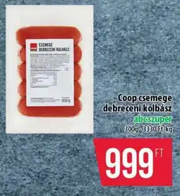 Coop Coop Csemege Debreceni kolbász ajánlat