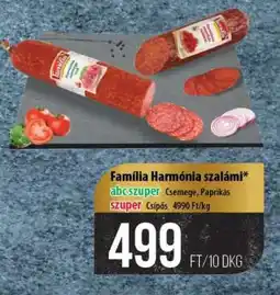Coop Família Harmónia szalámi ajánlat