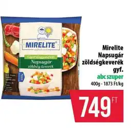 Coop Mirelite Napsugár zöldségkeverék gyf ajánlat