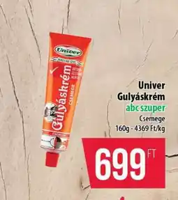 Coop UNIVER Gulyáskrém ajánlat