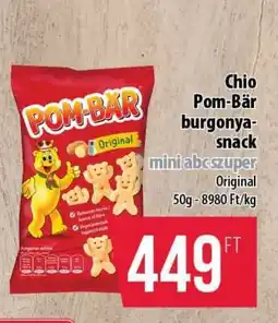 Coop Chio Pom-Bär burgonyasnack ajánlat