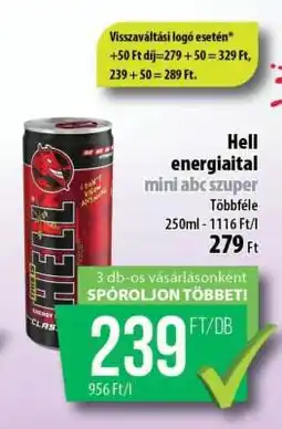 Coop HELL Energiaital ajánlat