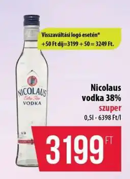 Coop Nicolaus Vodka 38% ajánlat