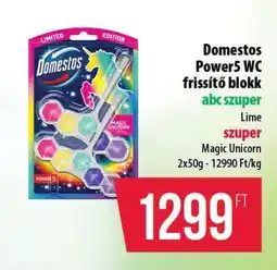Coop Domestos Power5 WC frissítő blokk ajánlat