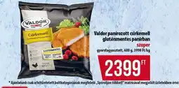Coop Valdor panírozott csirkemell gluténmentes panírban ajánlat