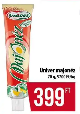 Coop UNIVER﻿﻿ Majonéz ajánlat