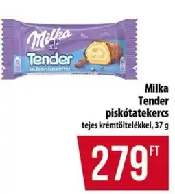 Coop Milka tender piskótatekercs ajánlat