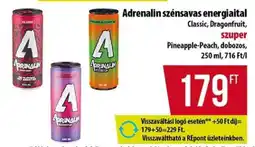 Coop Adrenalin szénsavas energiaital ajánlat