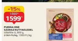 Auchan PURINA ONE Száraz kutyaeledel ajánlat