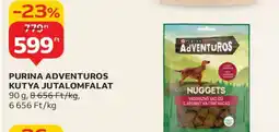 Auchan PURINA ADVENTUROS KUTYA JUTALOMFALAT ajánlat