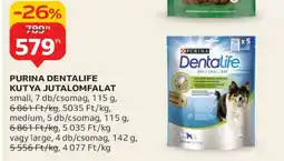 Auchan PURINA DENTALIFE KUTYA JUTALOMFALAT ajánlat