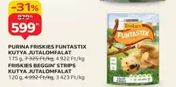 Auchan PURINA FRISKIES FUNTASTIX KUTYA JUTALOMFALAT ajánlat