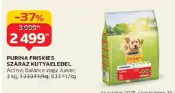 Auchan Purina Friskies Száraz Kutyaeledel ajánlat