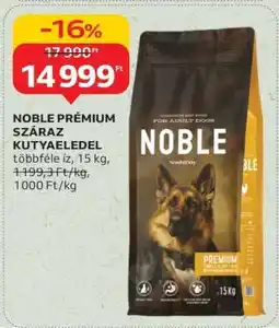 Auchan Noble Prémium Száraz Kutyaeledel ajánlat