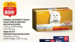 Auchan PURINA GOURMET GOLD VAGY PERLE NEDVES MACSKAELEDEL ajánlat
