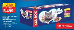 Auchan PREVITAL XXL BOX NEDVES MACSKAELEDEL-VÁLOGATÁS ajánlat